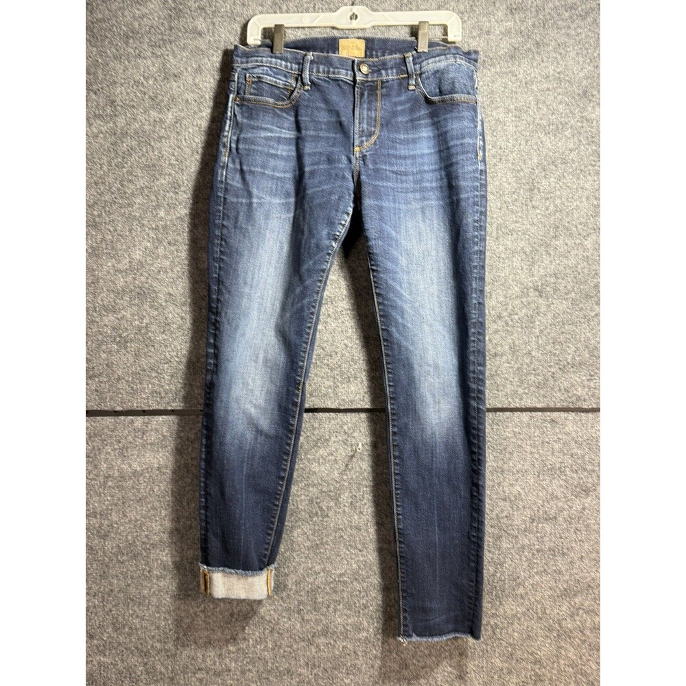 Driftwood Marilyn Jeans Womens 29 Blue Stretch Straight Leg Boho Western Fall